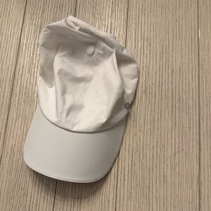 lululemon athletica White Adjustable Visor with Logo Strap